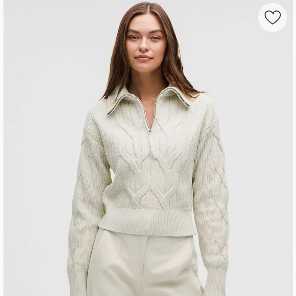 lululemon athletica Cream Sweater